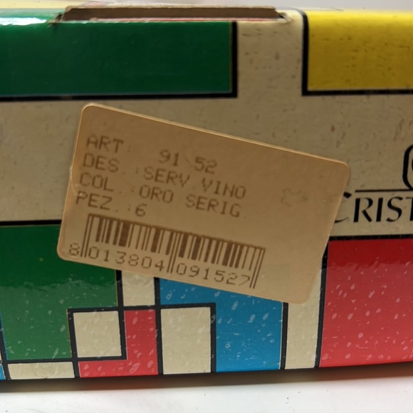 Vintage Cristal 3A wine stemware glass set - Picture 6 of 7